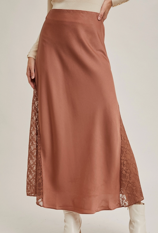 Rust Maxi Skirt