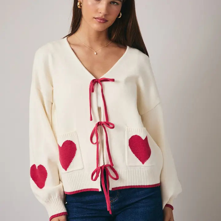 Hearts Cardi